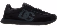 Black Calfskin Athletic Sneakers 1
