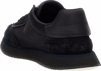 Black Calfskin Athletic Sneakers 3