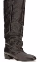 Brown Calf Leather Bos Taurus Flat Boots 2