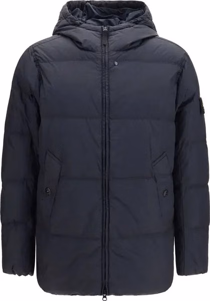 Blue Goose Down Full-Length Jacket