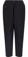 Black Virgin Wool Cropped Pants 2