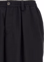Black Virgin Wool Cropped Pants 3