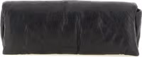 Black Lamb Leather Clutch Bag 1