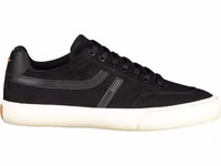 Black Polyurethane Men's Sneaker 1
