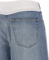 Blue Cotton Bermuda Shorts 4