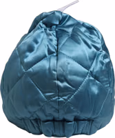 Men Teal Polyester Quilted Baseball Cap Hat 5