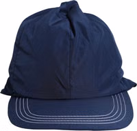 Men Navy Blue Polyester Baseball Capello Hat 2