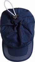 Men Navy Blue Polyester Baseball Capello Hat 5