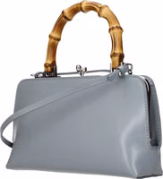 Gray Leather Handbag 2