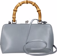 Gray Leather Handbag 3