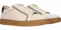 Beige Leather Sneakers 2