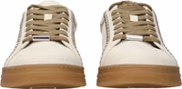 Beige Leather Sneakers 3