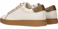 Beige Leather Sneakers 4