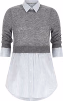 Gray Wool Blouse 1