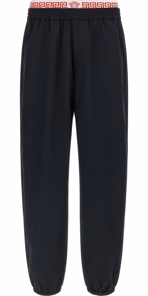 Black Polyamide Joggers (Workout Pants)