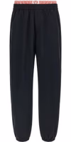 Black Polyamide Joggers (Workout Pants) 1