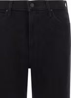 Black Cotton Flared Jeans 3
