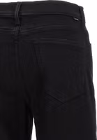 Black Cotton Flared Jeans 4