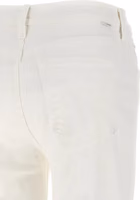 White Cotton Straight-Leg Jeans 4