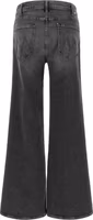 Gray Cotton Flared Jeans 2