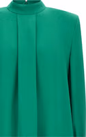 Bicolor Silk Long Dress 3