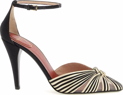 Multicolor Viscose High Heel Pumps