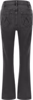 Gray Cotton Flared Jeans 2