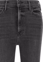 Gray Cotton Flared Jeans 3