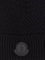 Black Leather Beanie 3