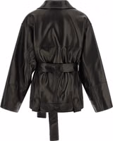 Black Lamb Leather Leather Jacket 2