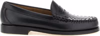 Bicolor Cowhide Slip-On Loafers 1