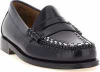 Bicolor Cowhide Slip-On Loafers 2