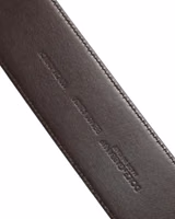 Brown Python Leather Gold Metal Buckle Belt 5
