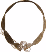 Gold Tone Brass Coin Metal Waist Cintura Belt 5