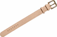 Beige Textured Leather Gold Buckle Belt Strap Bracelet 2