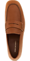 Brown Lamb Leather Slip-On Loafers 4