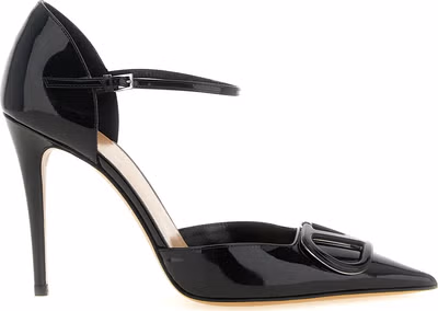 Black Calfskin High Heel Pumps