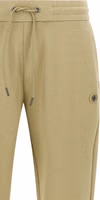 Beige Cotton Joggers (Workout Pants) 3