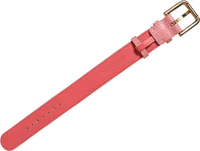 Pink Textured Leather Gold Buckle Belt Strap Bracelet 3