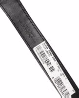Black Textured Leather Gold Buckle Belt Strap Bracelet 4