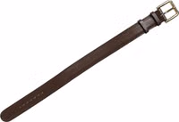 Brown Calfskin Leather Gold Buckle Belt Strap Bracelet 2