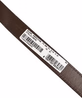 Brown Calfskin Leather Gold Buckle Belt Strap Bracelet 4