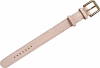 Pink Embossed Leather Gold Buckle Belt Strap Bracelet 2