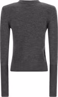Gray Wool Cardigan 2
