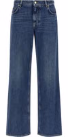 Blue Cotton Relaxed Fit Jeans 1