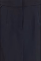 Black Cotton Midi Skirt 3