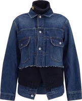 Blue Cotton Denim Jacket 1