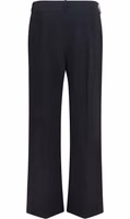 Black Polyester Casual Pants 2