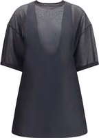 Black Wool Oves Aries Casual Dress 1