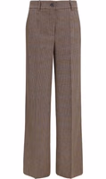 Brown Wool Oves Aries Casual Pants 1